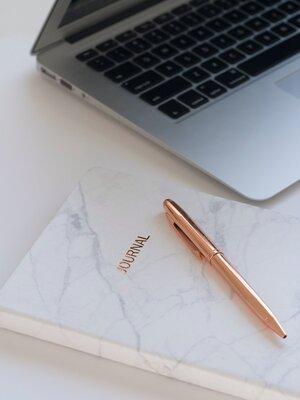 Journal With Rose Gold Pen