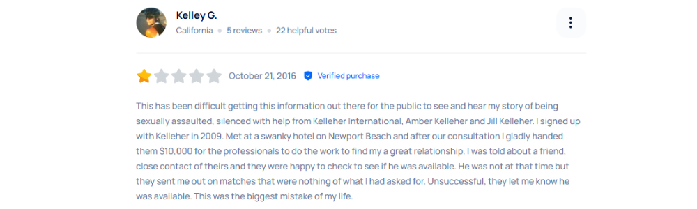Kelleher Reviews Sitejabber